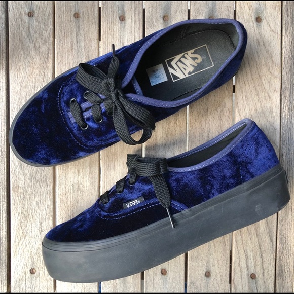 platform blue vans